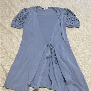 Chic Blue wrap around dress